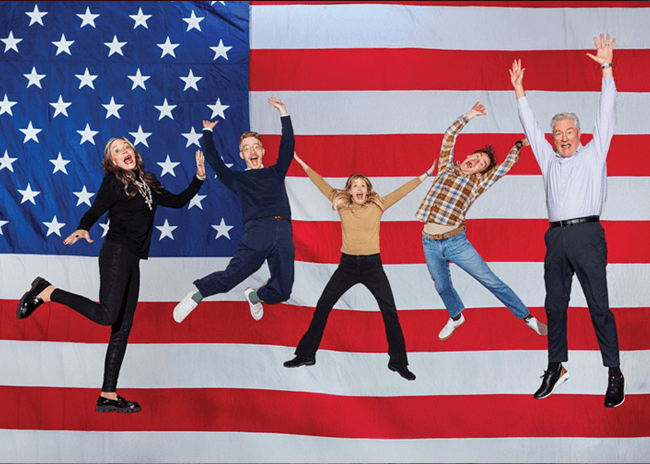 America's Flag Family: Kerry, Gray, Meghan, Matt & Grady