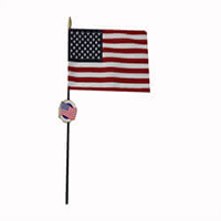 US Flag Medallion Grave Marker, GRAVUSAM