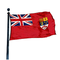 Canada Historical Economy Polyester Flag, HCANA35P