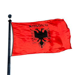 Kosovo Historical Economy Polyester Flag (3 ft. x 5 ft.), HKOSO35P