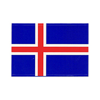 Iceland Flag Decal (3-1/2 in. x 5 in.), III576