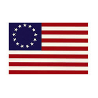 Betsy Ross Flag Decal (3-1/2 in. x 5 in.), III730
