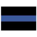 Thin Blue Line Decal, III852