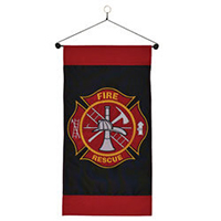 Fire Rescue Hanging Banner, ITB4478