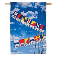 Welcome Aboard Lustre House Banner, ITB7308