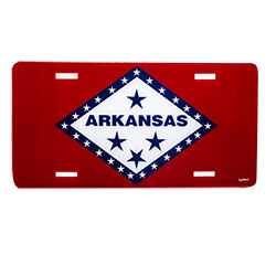 Arkansas Acrylic Mirrored License Plate J36127