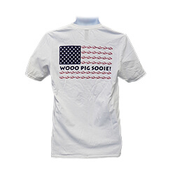 Arkansas Razorbacks USA Flag T-Shirt (XXL), J66791XXL