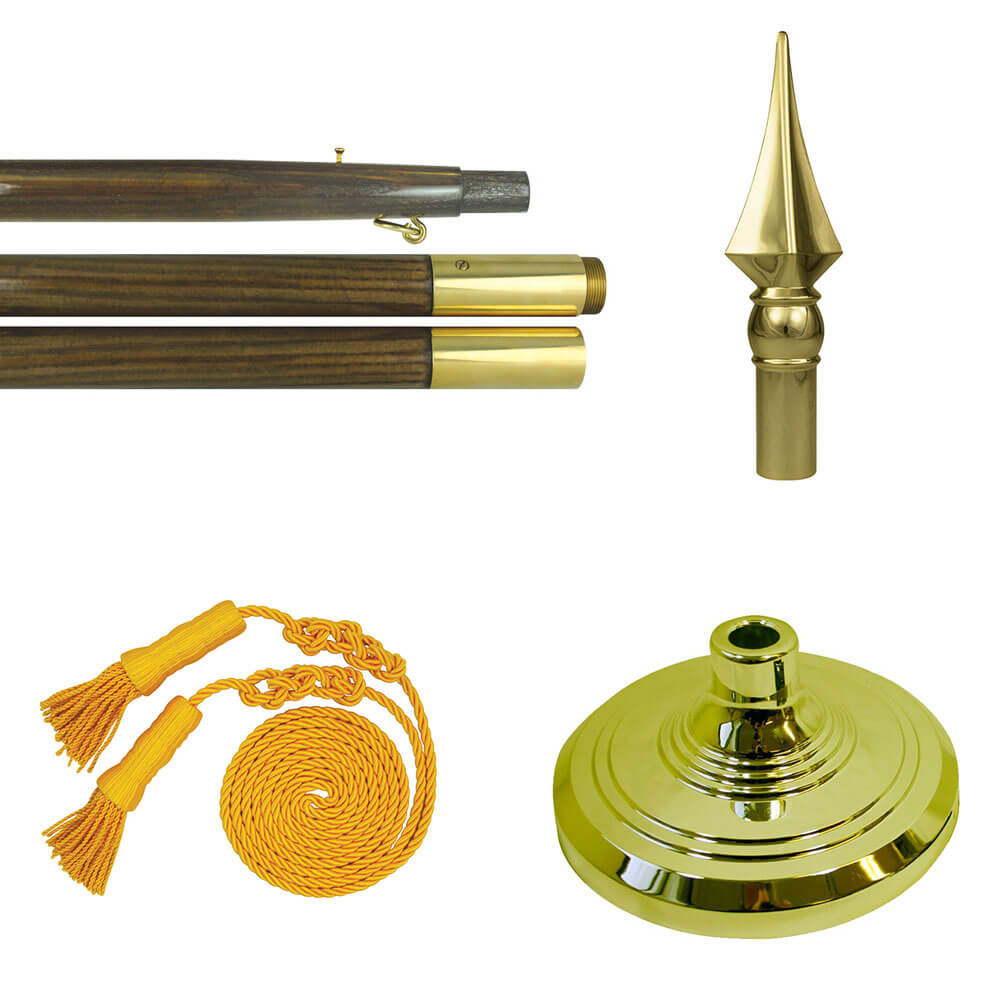 Standard Pole Kit for Military, State & World Flags, FBPP0000012408