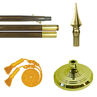 Standard Pole Kit for Military, State & World Flags