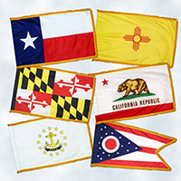 50 States Indoor Flag Set