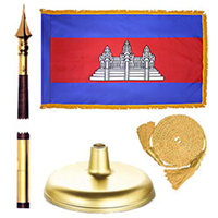Cambodia Premium Flag Kit