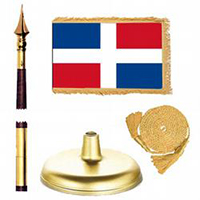 Dominican Republic Premium Flag Kit