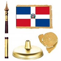 Dominican Republic Government Premium Flag Kit