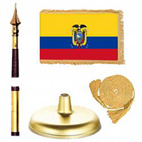 Republic of Ecuador Government Premium Flag Kit