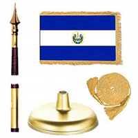 El Salvador Government Premium Flag Kit