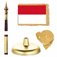Principality of Monaco Premium Flag Kit