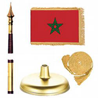 Kingdom of Morocco Premium Flag Kit