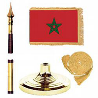 Kingdom of Morocco Standard Flag Kit,KFMORO46S