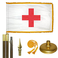 Premium Red Cross Flag Kit,KFREDC35G
