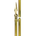 Deluxe Presentation Pole with Spear Ornament, KPOLES6P33G