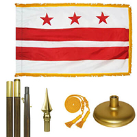 Premium District of Columbia Flag Kit,KSDC35G