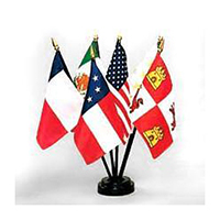Six Flags Over Texas Miniature Flag Kit, KSIXF46
