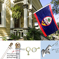 Guam Tangle Free Flagpole Set