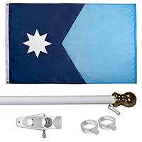 Minnesota Tangle Free Flagpole Set