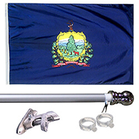 Vermont Tangle Free Flagpole Set