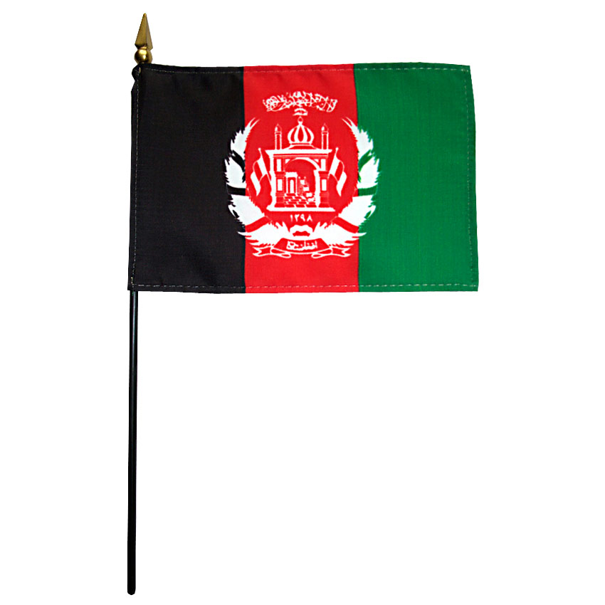 Afghanistan Miniature Flag, MAFGH46