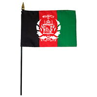 Afghanistan Miniature Flag, MAFGH46