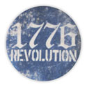 1776 Revolution Fabric Button Magnet, MAG329087