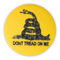 Dont Tread On Me Fabric Button Magnet, MAG329094