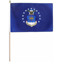 Air Force Miniature Economy Polyester Flag (12 in. x 18 in.), MAIRF1218P