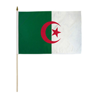 Algeria Miniature Economy Polyester Flag (12 in. x 18 in.), MALGE1218P