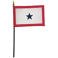 Blue Star Service Star Miniature Flag, MASERV46B