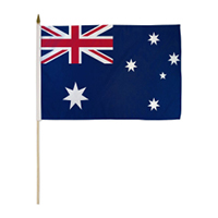 Australia Miniature Economy Polyester Flag (12 in. x 18 in.)