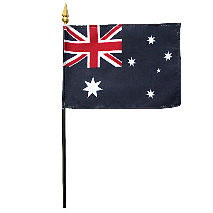 Rayon Australia Miniature Flag, FBPP0000009641