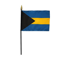 Bahamas Miniature Flag