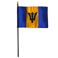 Barbados Miniature Flag