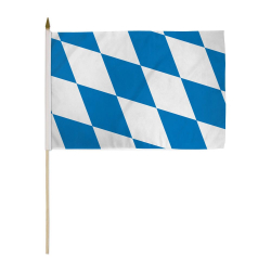 Bavaria Miniature Economy Polyester Flag (12 in. x 18 in.), MBAVAR1218P