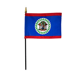 Belize Miniature Flag, FBPP0000009692