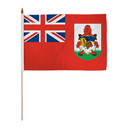 Bermuda Miniature Economy Polyester Flag (12 in. x 18 in.), MBERM1218P