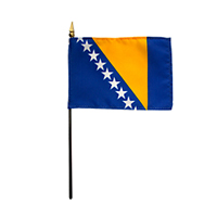 Bosnia & Herzegovina Miniature Flag, MBOSN46