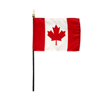 Rayon Canada Miniature Flag