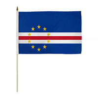 Cape Verde Miniature Economy Polyester Flag (12 in. x 18 in.), MCAPE1218P