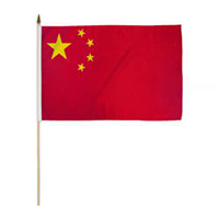 China Miniature Economy Polyester Flag (12 in. x 18 in.), MCHINA1218P