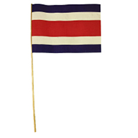 Costa Rica Miniature Flag, MCOST1218