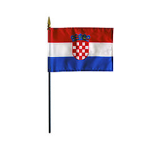 Croatia Miniature Flag