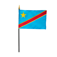 Democratic Republic of Congo Miniature Flag, MDEMR46